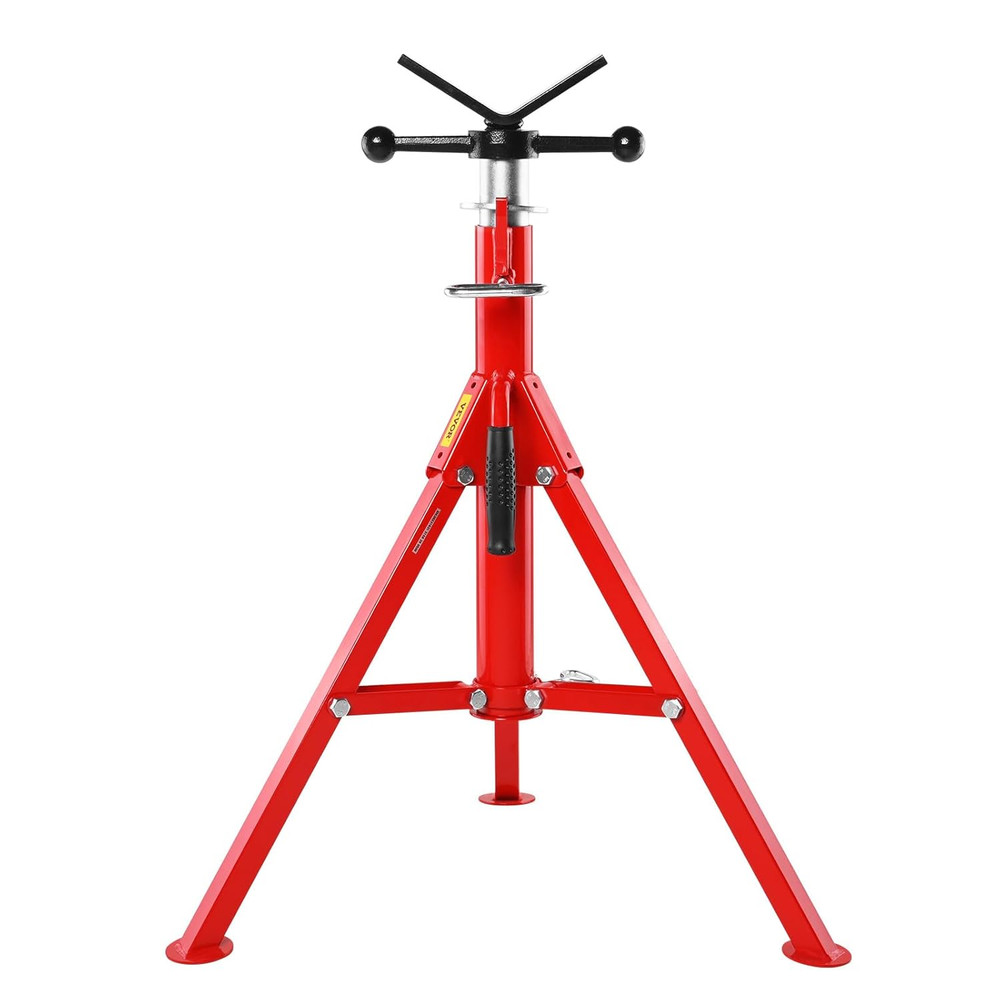 Pipe Jack Stand Robust Steel Heavy-Duty Construction | Adjustable Height Range |
