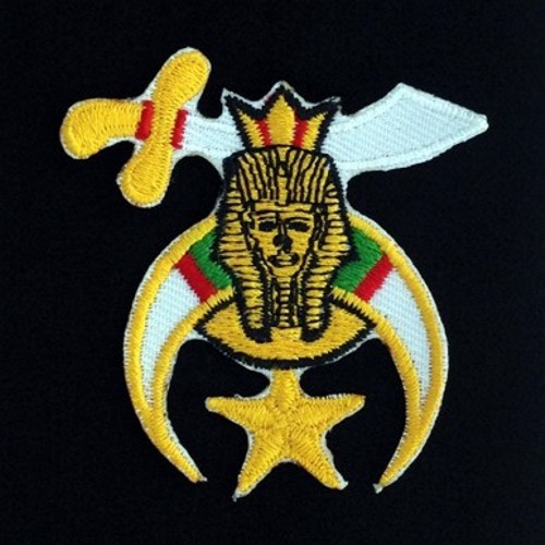 Masonic Shriner Embroidered Emblem Patch (2") SH-4