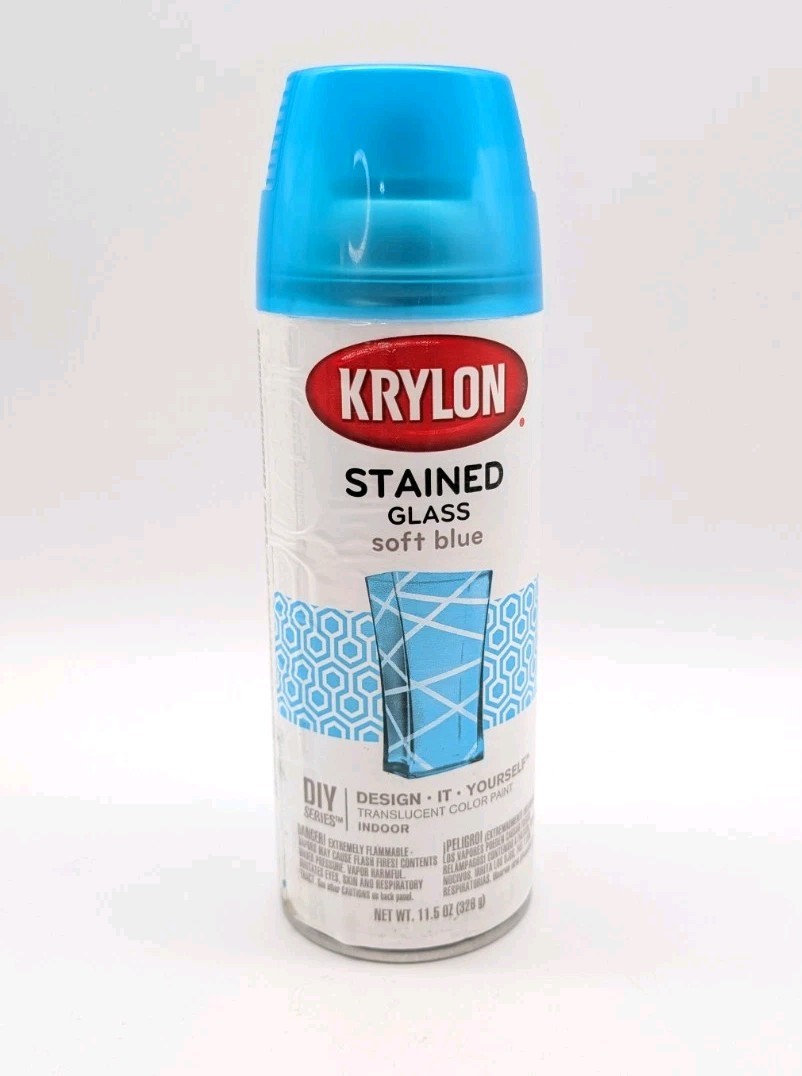 Krylon Stained Glass Spray Paint - 9029 Soft Blue 🔷 NEW + Multiple Available!