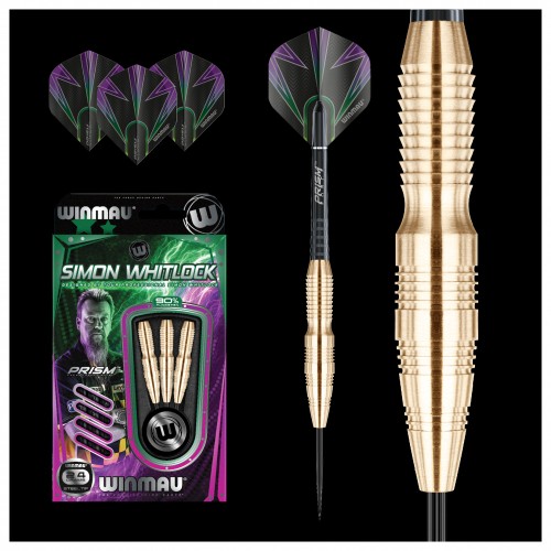 Steeldart Winmau Simon Whitlock Brass 1224 - 24G