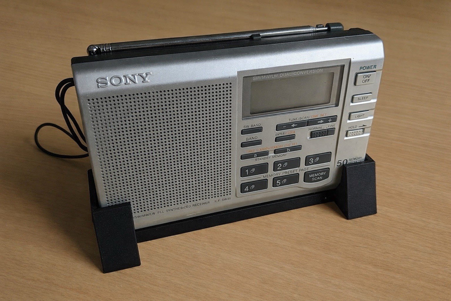 Sony ICF-SW35 Radio Stand Desktop Base Holder-Black