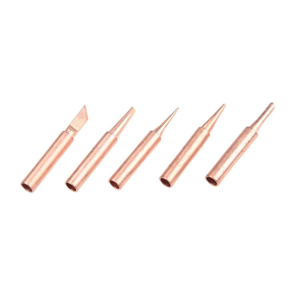 Reliable Copper Soldering Iron Tips 6pcs Tips for Professional Soldering Work