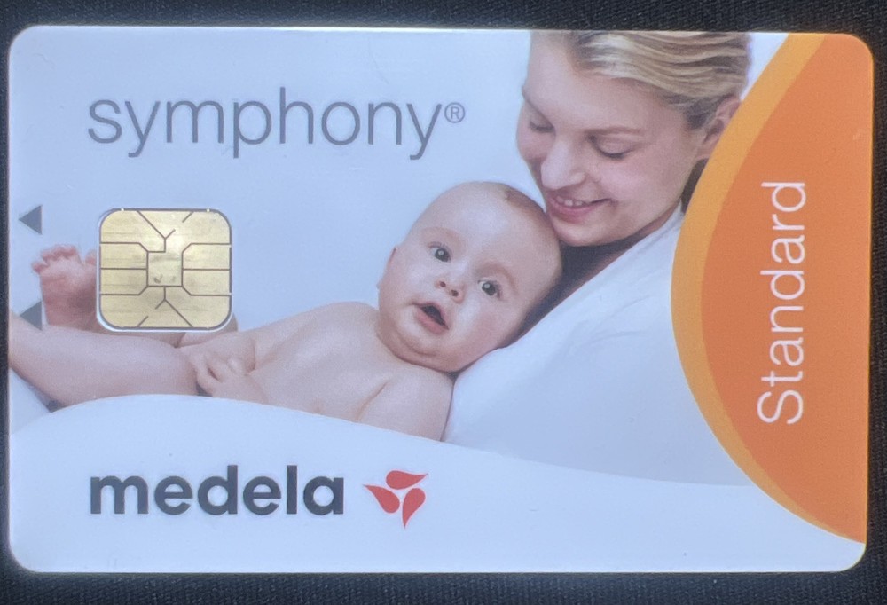 Medela Symphony Breast Pump Standard Program Operation Card - English. Tested