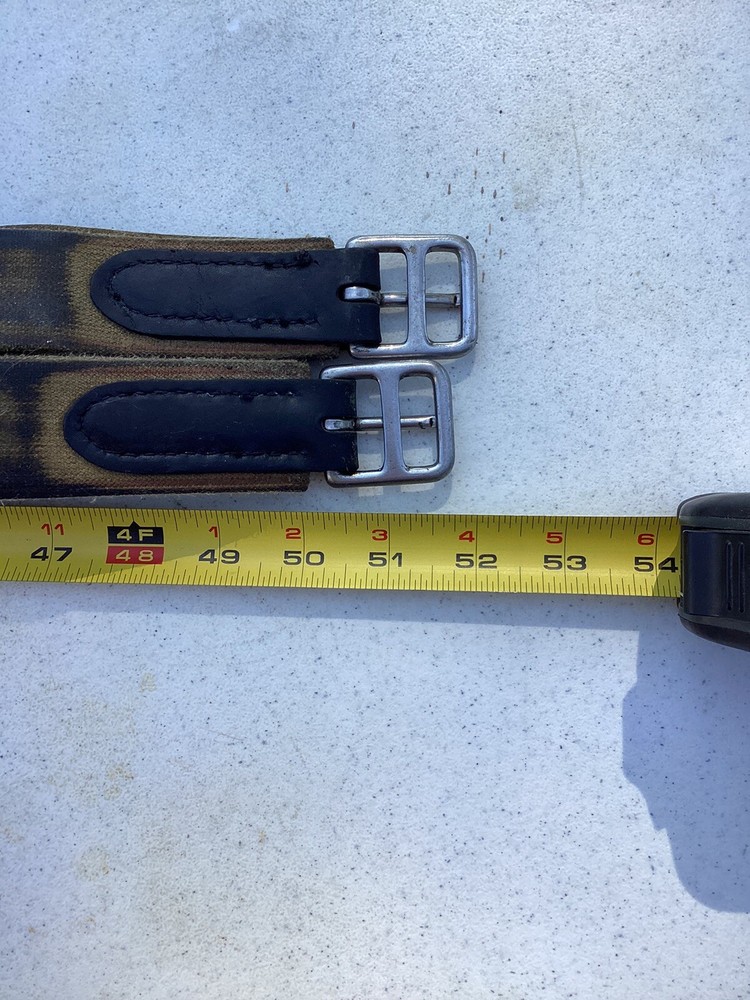 Black Leather Hunter Jumper Girth 50"