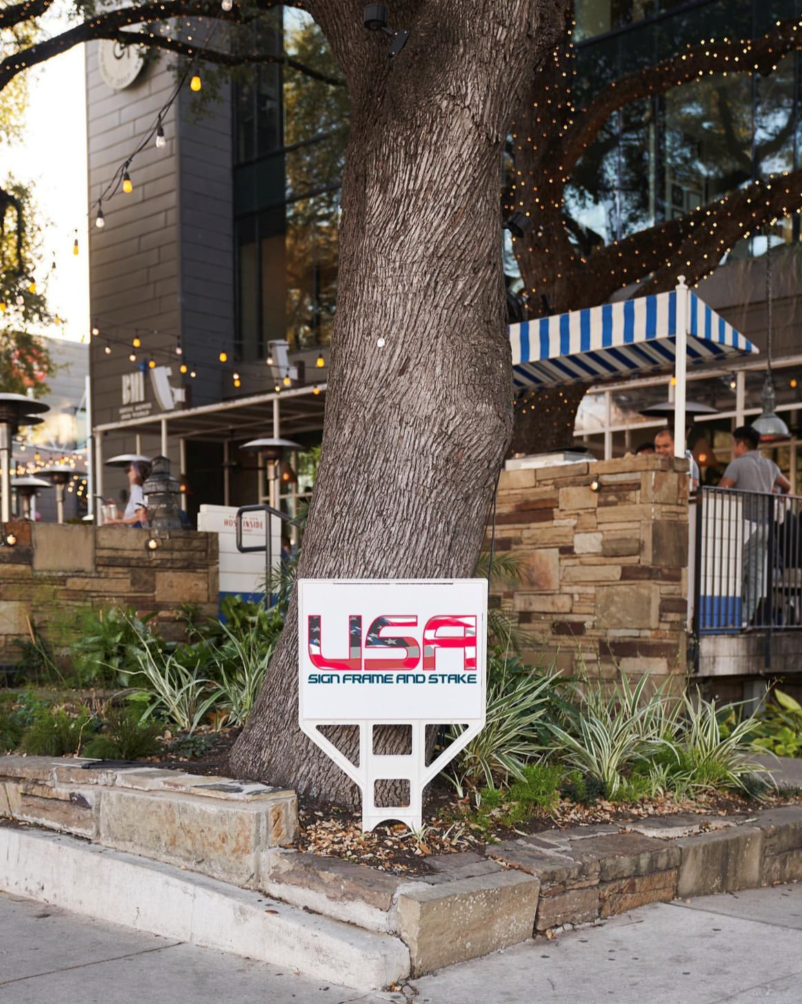 Yard Sign Frame - Real Estate Sign Frame - BLACK - 18x24 - 5-Pack - Lightweight