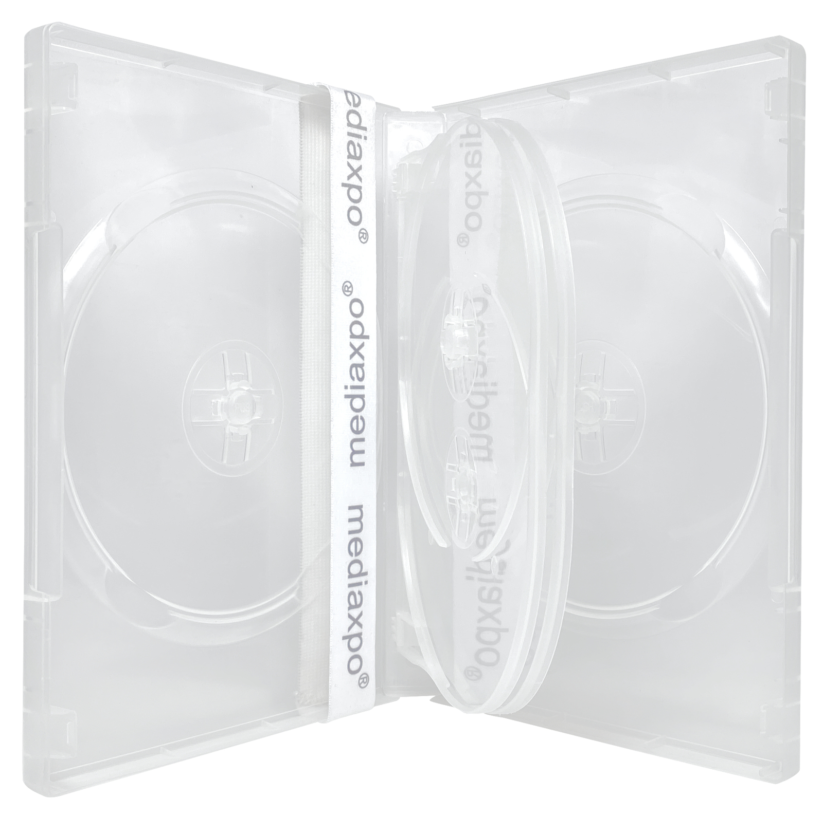 Clear 6 Disc DVD Cases Lot