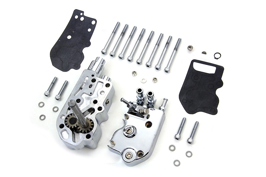 Chrome Oil Pump Assembly fits Harley Davidson
