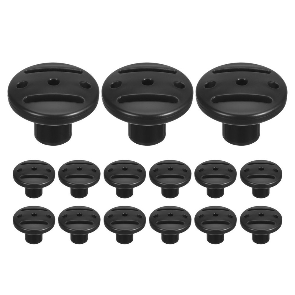 15 Pcs Tent Support Pole Base Camping Accessories Canopy Poles Protective Cap