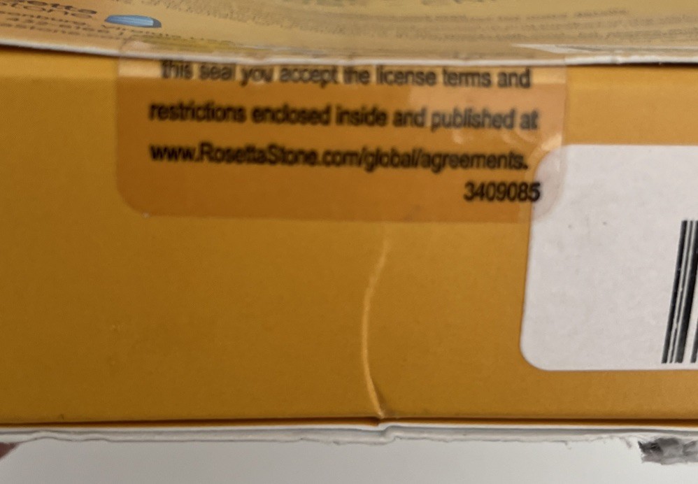 Rosetta Stone Lifetime Learn Chinese Complete Course New Some Box Damage