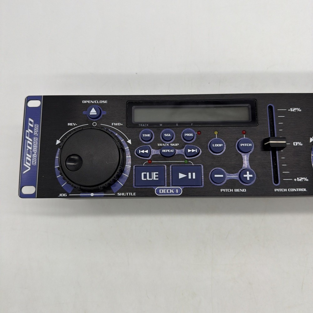 VocoPro Controller Only For Professional CDG-8800 Pro Dual CD Player Untested