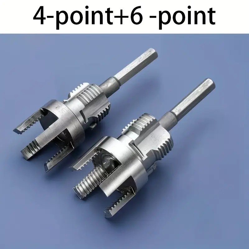 2-Integrated Internal & External Pipe Threading-Tool, PVC Pipe Threader Kit USA