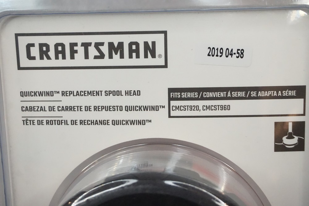 CRAFTSMAN QuickWind Replacement Spool Head CMCS1920 CMCS1960 String Trimmer NEW