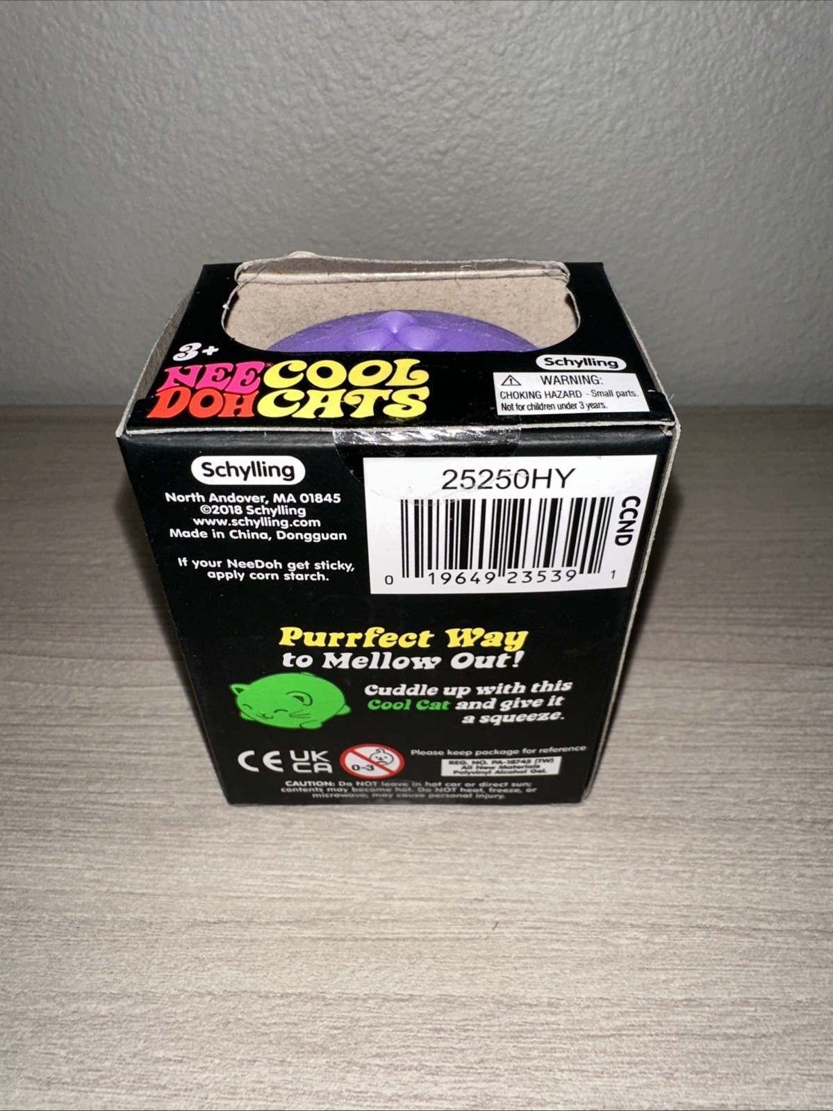 Schylling NeeDoh Cool Cats Squishy Toy - Purple