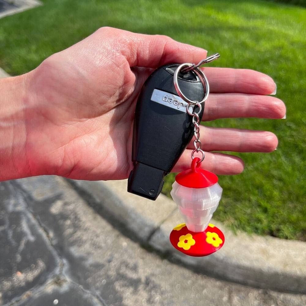 Hummingbird Feeder KeyChain