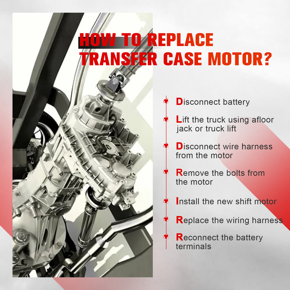 Transfer Case Shift Motor For BMW E83 E53 E70 E71 X5 X3 X6 3.0L With Sensor