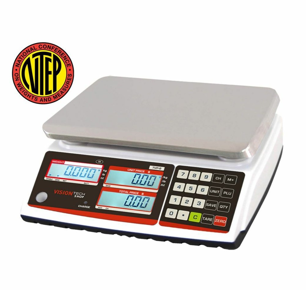 VTS TVP-30B Price Computing Scale, 30lb Capacity, 0.005lb Readability