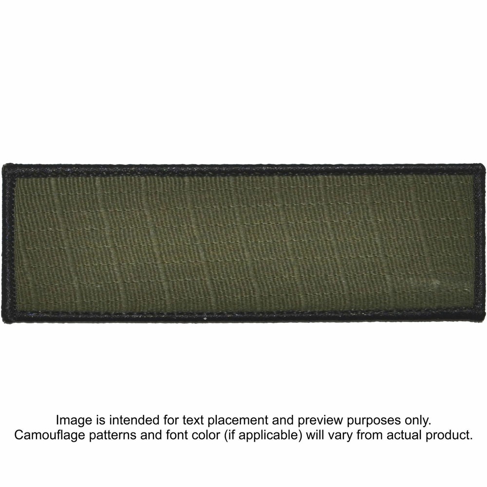 Custom Plate Carrier Text Patch - 2x6
