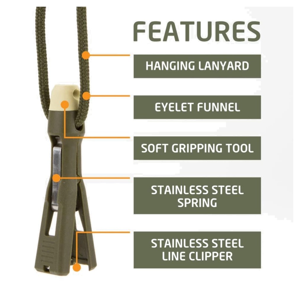 Efficient Fishing Line Threader