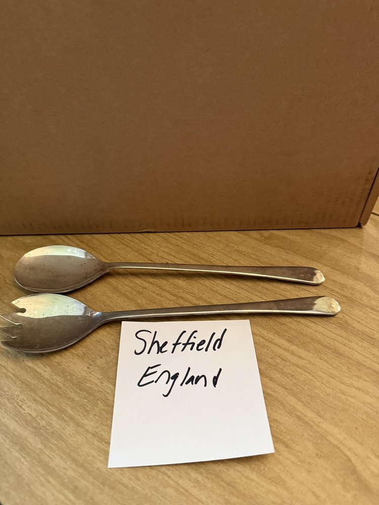 Salad Spoons From Sheffield England
