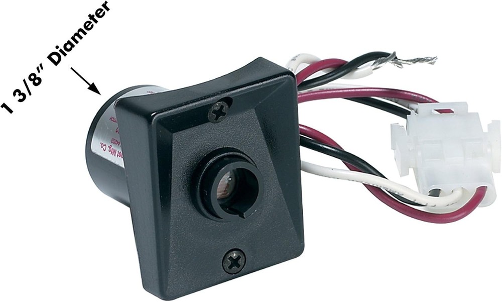 Adjustable Light Direction Outdoor Sensor with Ezee Plug - Pack of 1, Black