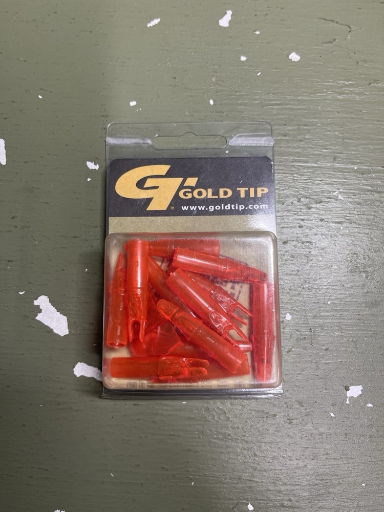 Gold Tip Nock 22 Ruby (12Ct).