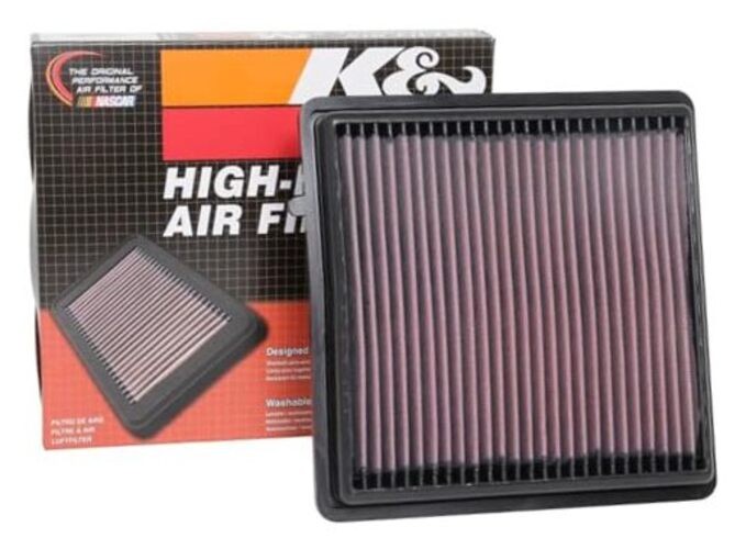 Engine Air Filter: Reusable, Clean Every 75,000 Miles, Washable, Premium,