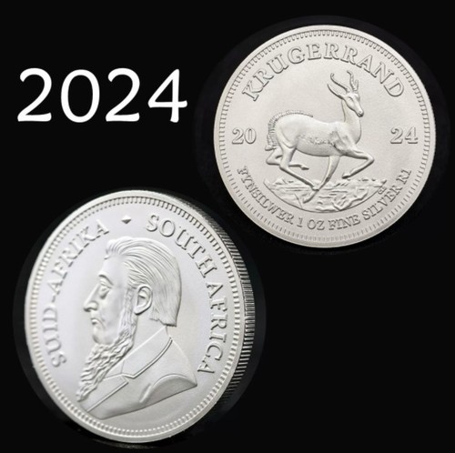 2024 South Africa Silver Krugerrand Coin 1 oz.Silver New in a Capsule