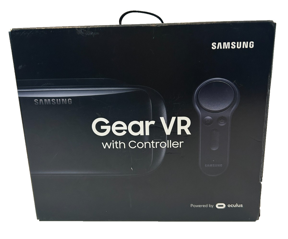 Samsung Gear VR with Controller Powered by Oculus Virtual Reality, Original Box