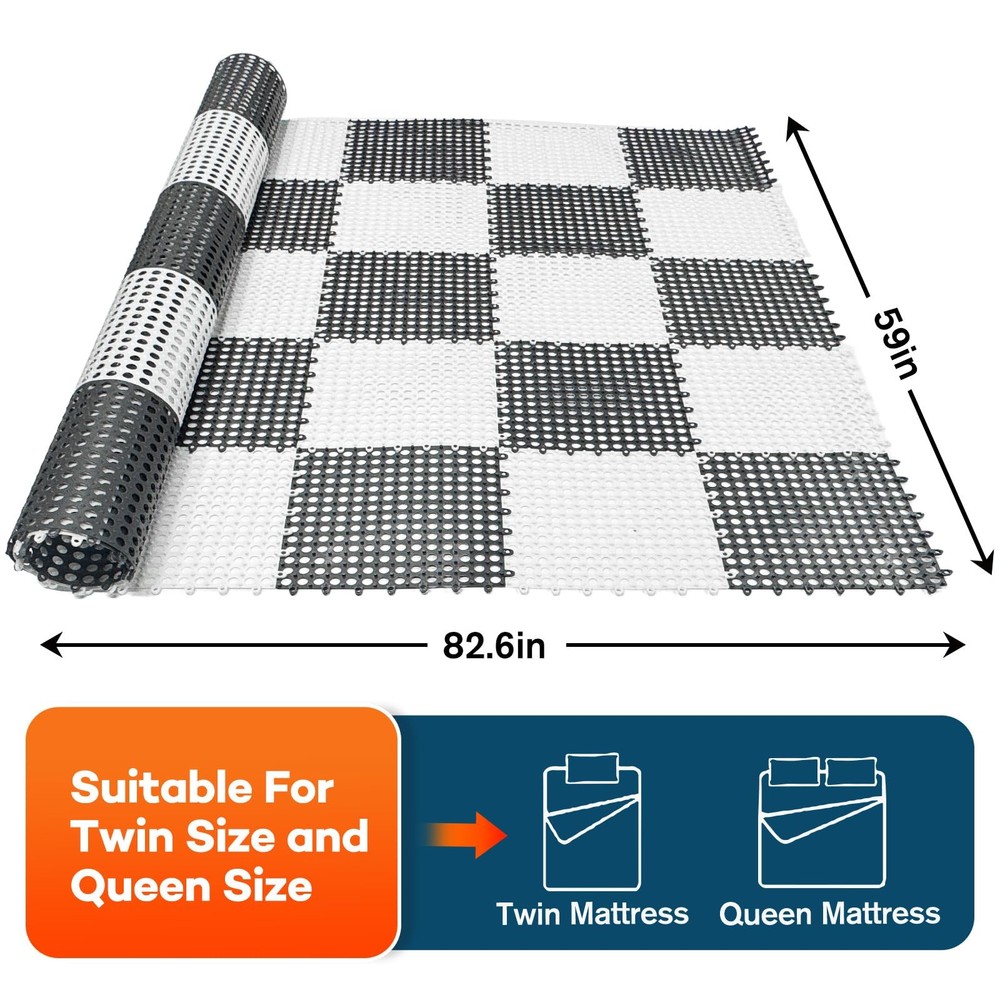 RV Mattress Underlay 83x59 in Queen Modular Interlocking Ventilated Pad