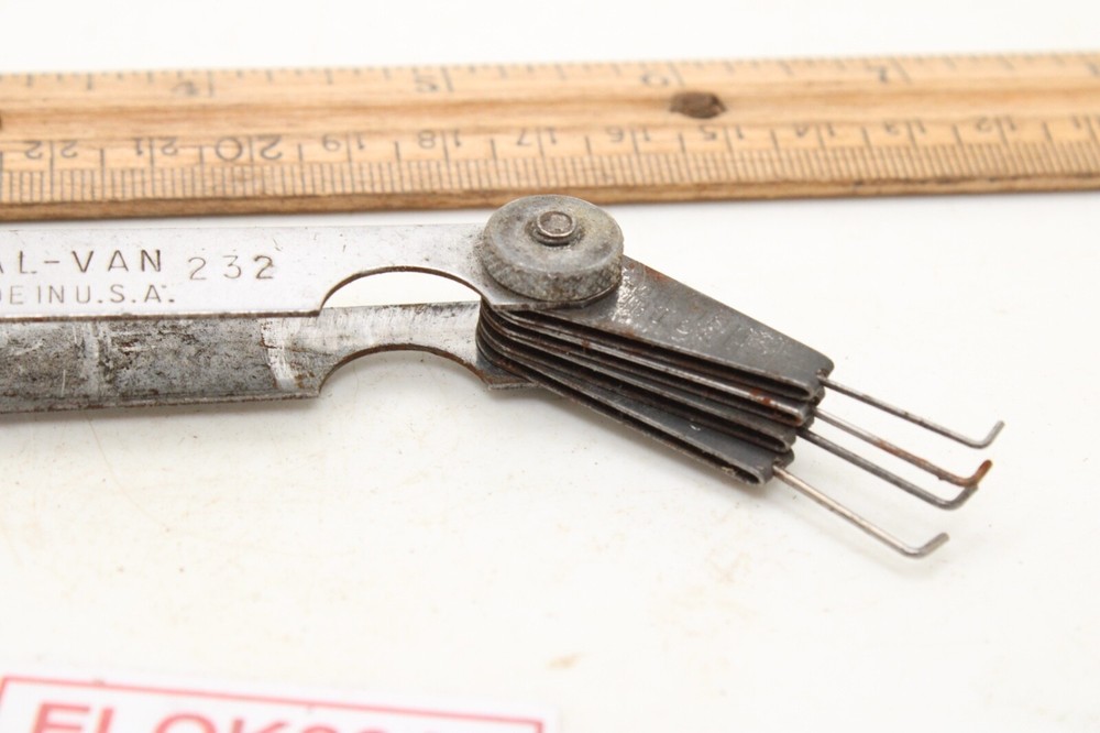 CAL-VAN 232 Spark Plug Feeler Gap Tool USA