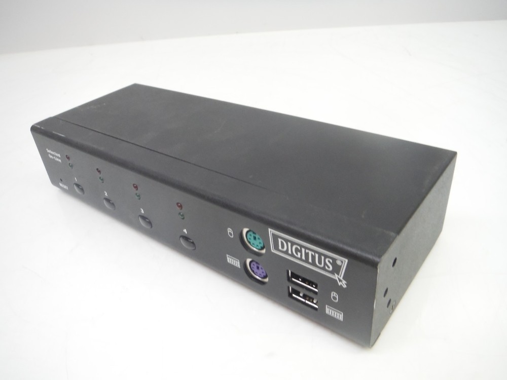 DIGITUS DC-12202-1 KVM Switch For USB & PS/2 Consoles