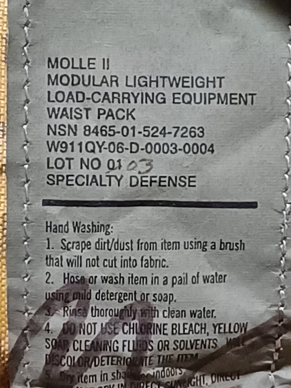 USGI ACU Waist Pack Excellent NWOT FS