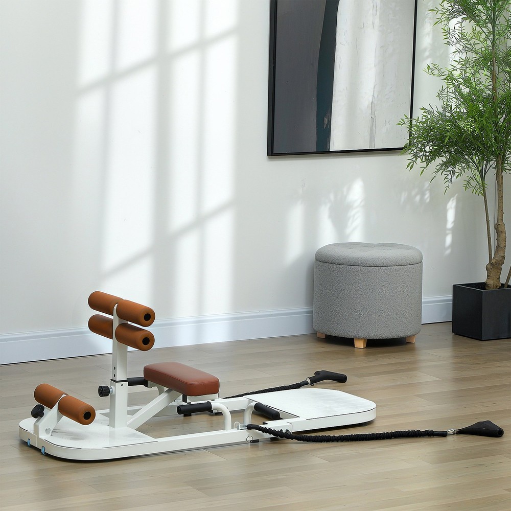 Soozier Sissy Squat Hip Thrust Machine with Push Up Stand Foldable Adjustable