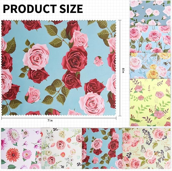 8 Pack Microfiber Cleaning Cloths