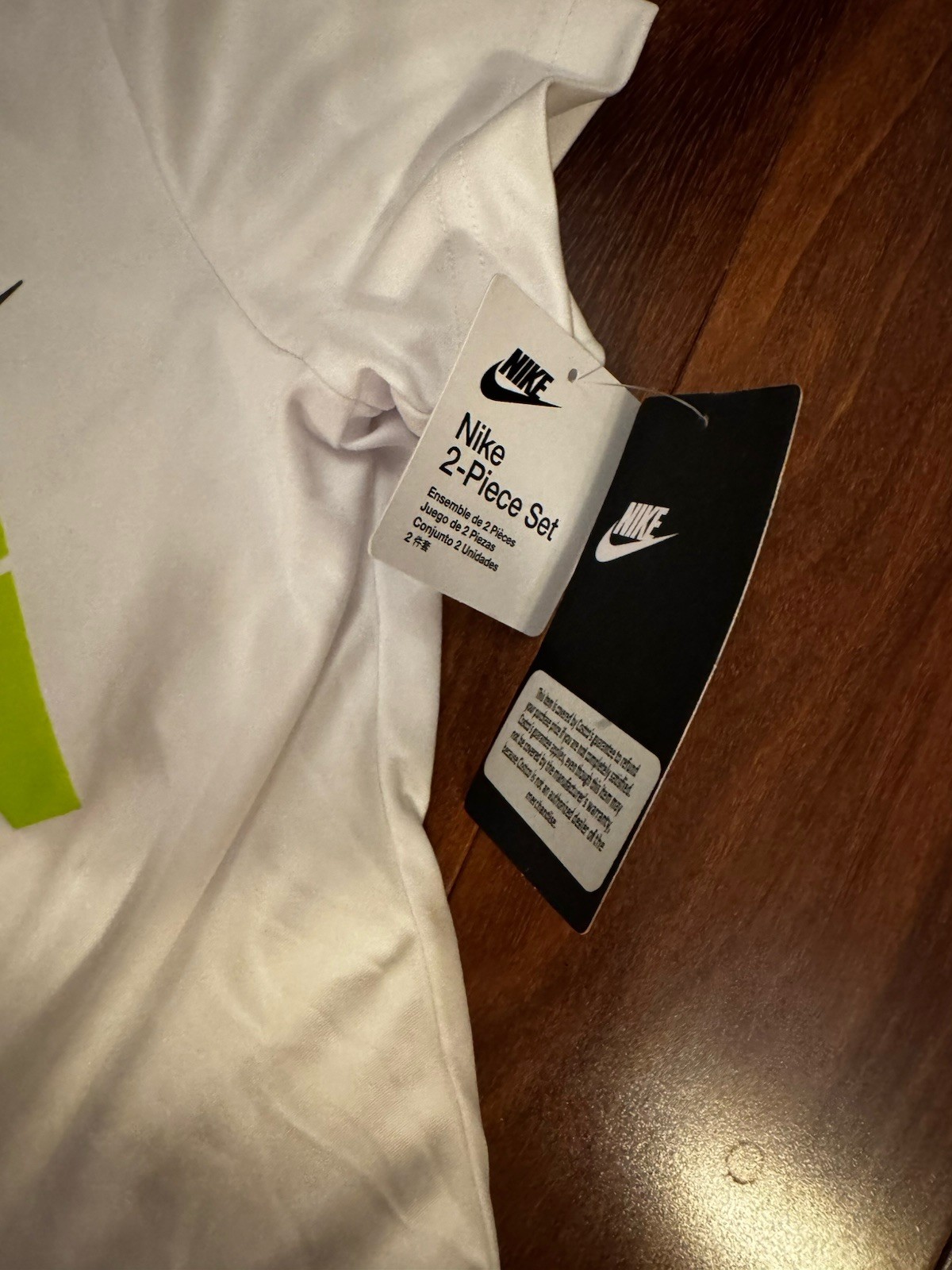 Nike Boys Dri-Fit T-Shirt & Shorts 2-Piece Set Size 6 Grey