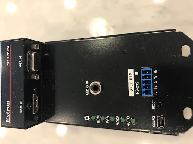 Extron, DTP T FB 232, Two Input DTP Transmitter with Audio Embedding for Floor B