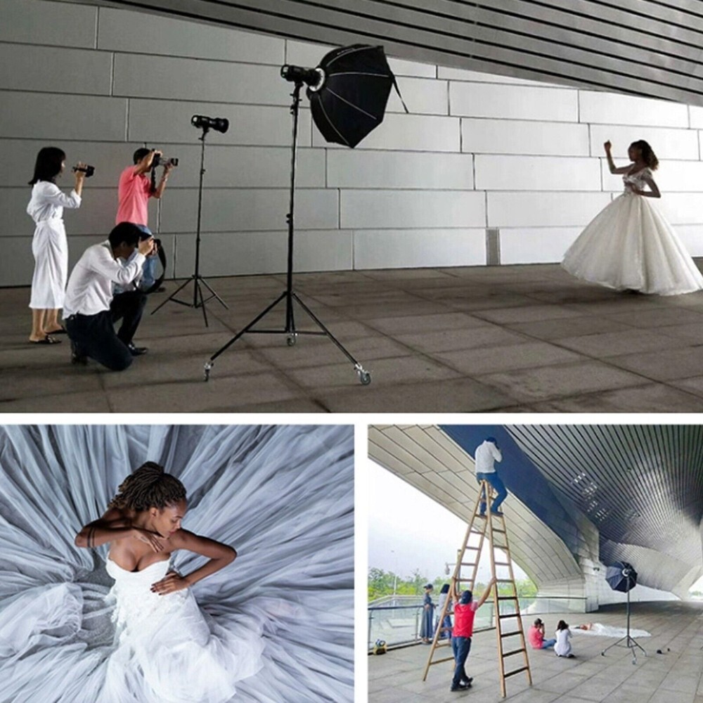 US TRIOPO K2-65 65cm/25.6'' Foldable Octagon Bowens Softbox+Grid Fr Studio Flash