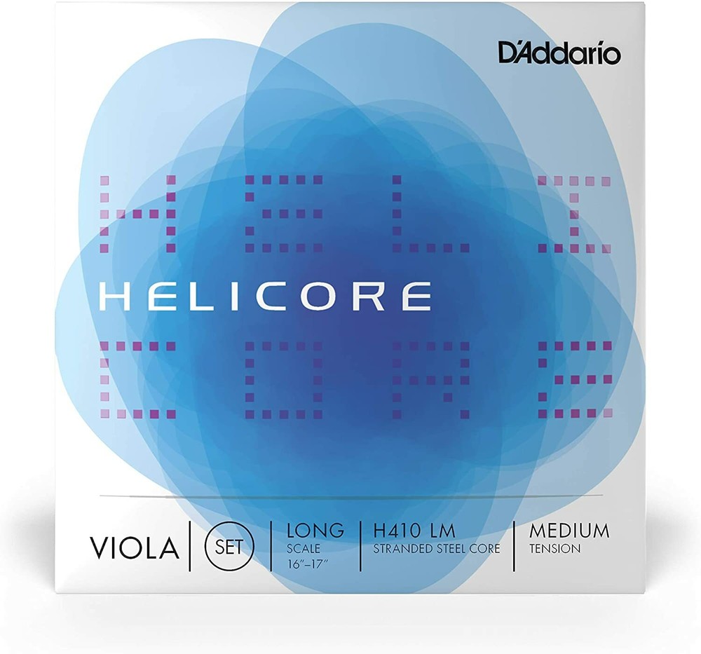 D'Addario Helicore Viola String Set, Long Scale, Medium Tension