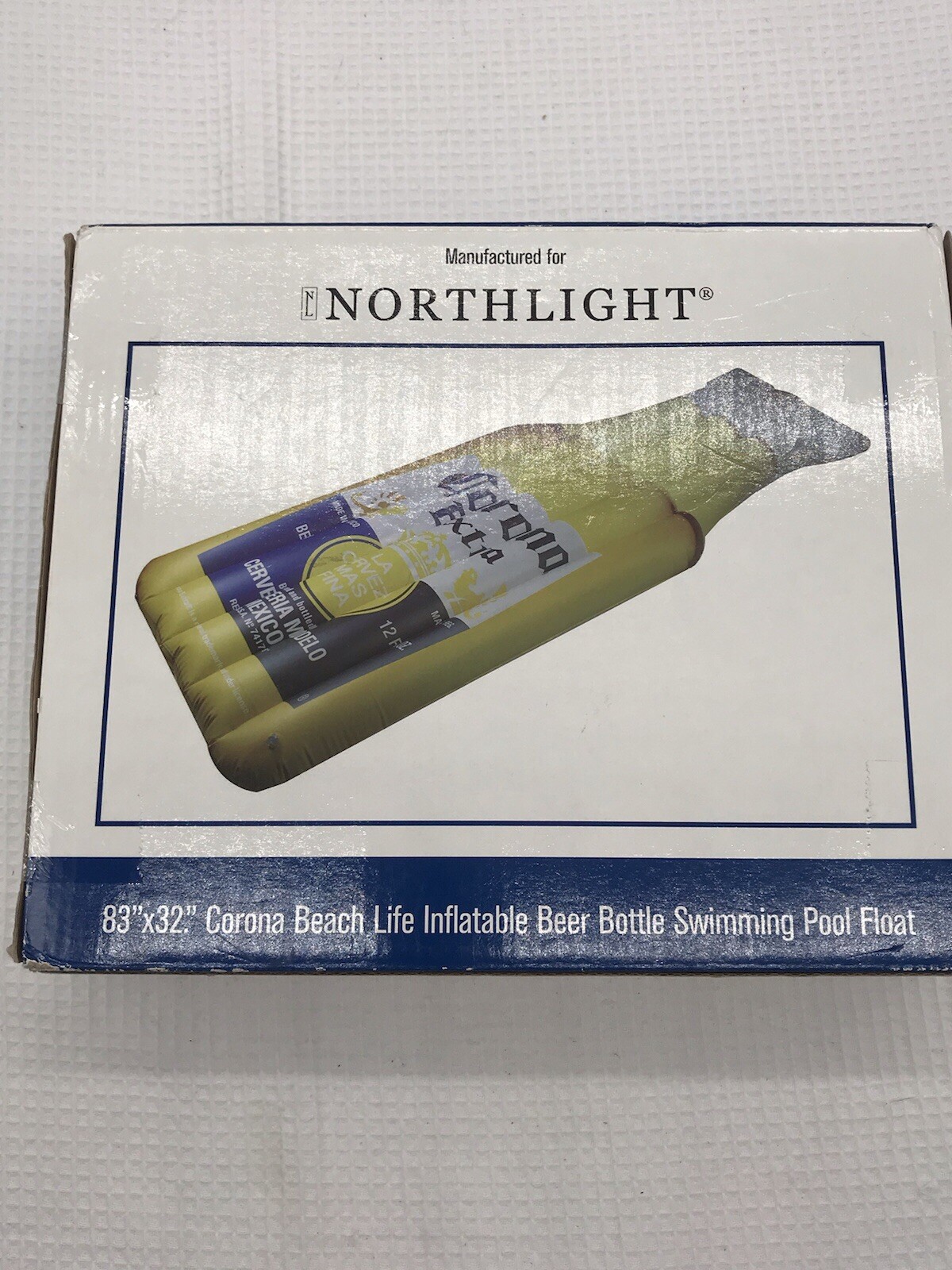 NEW Corona Beer Bottle Inflatable Swimming Pool Float 83" x 32" Northlight