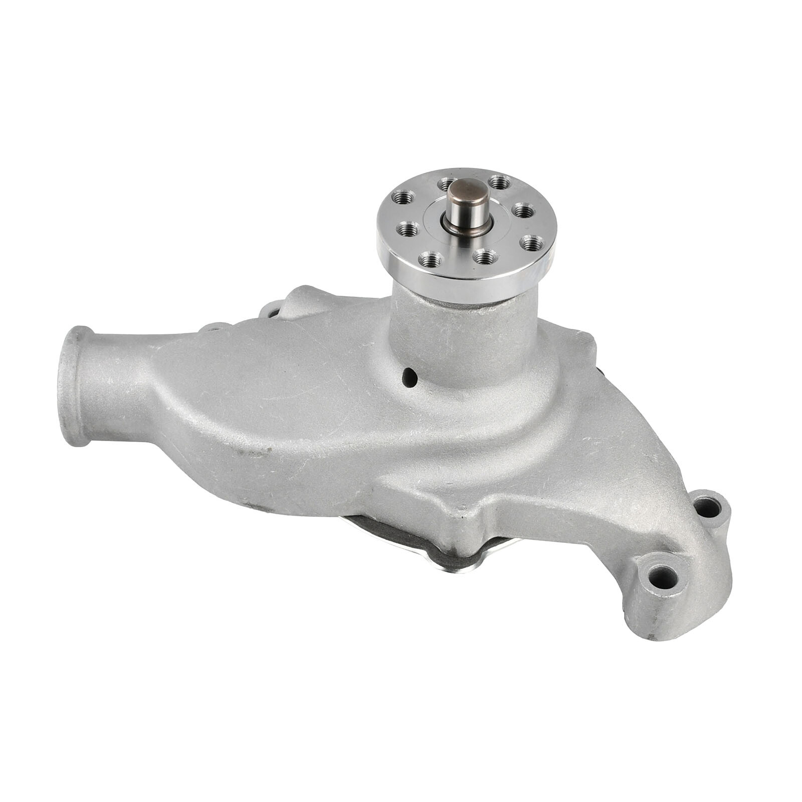 High Volume Satin Short Water Pump For Small Block Chevy SBC 283 305 327 350 400