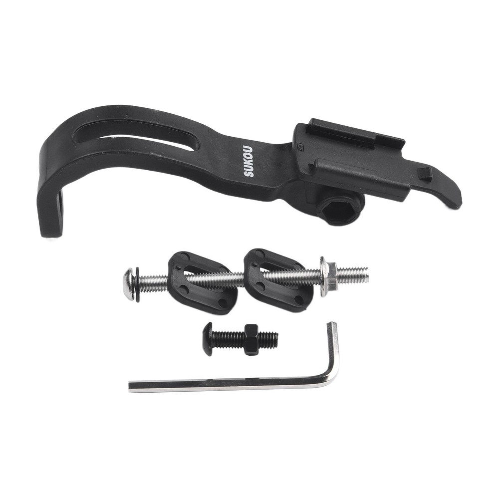 Secure Bike Computer Support with Front Fork Installed Bicycle Light Stand