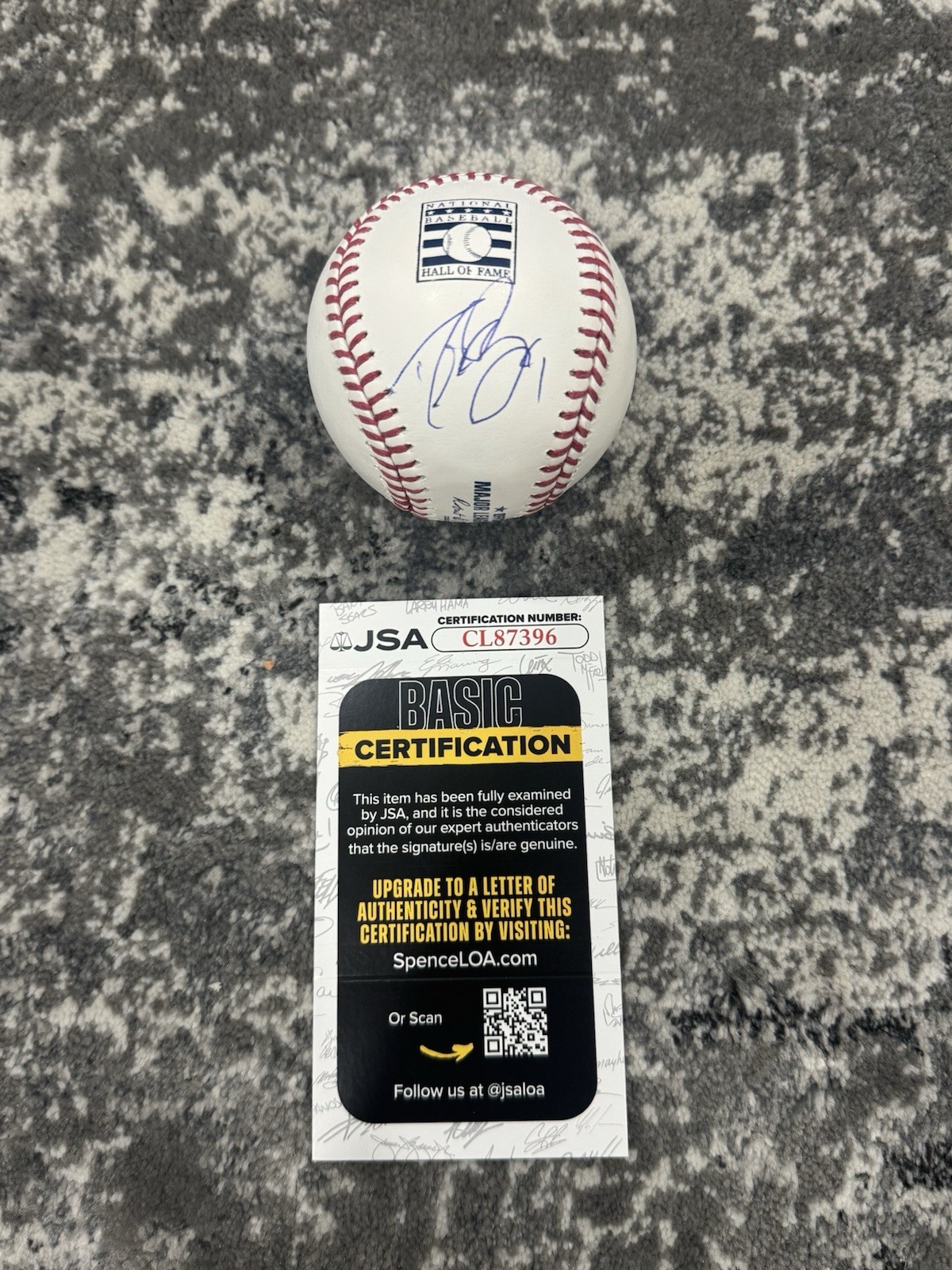 Drew Brees Signed Autographed HOF Baseball New Orleans Saints JSA COA