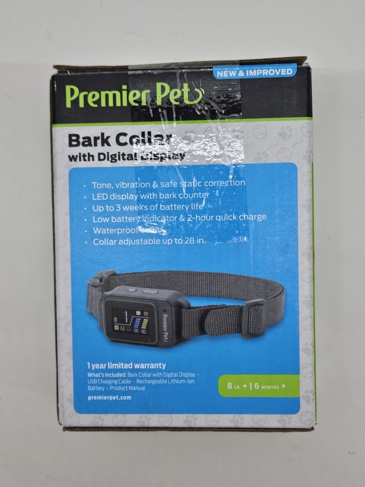 Premier Pet Bark Collar with Digital Display - GBC00-17993