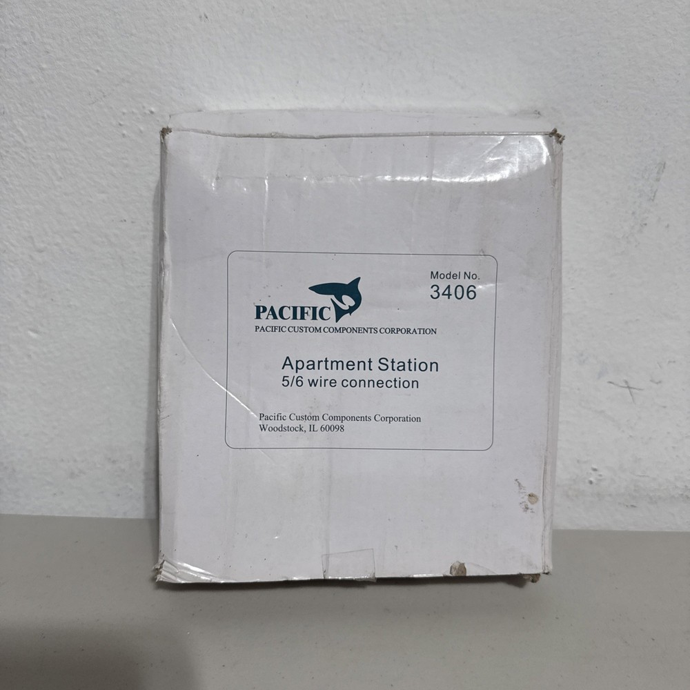 Pacific Electronics Apartment Intercom Station 3406 5/6 wired connect