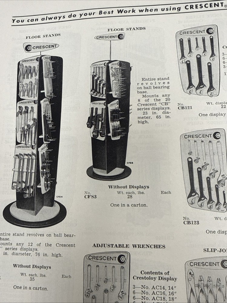 Vintage Crescent Tools Catalog Jamestown NY 🇺🇸 Excellent