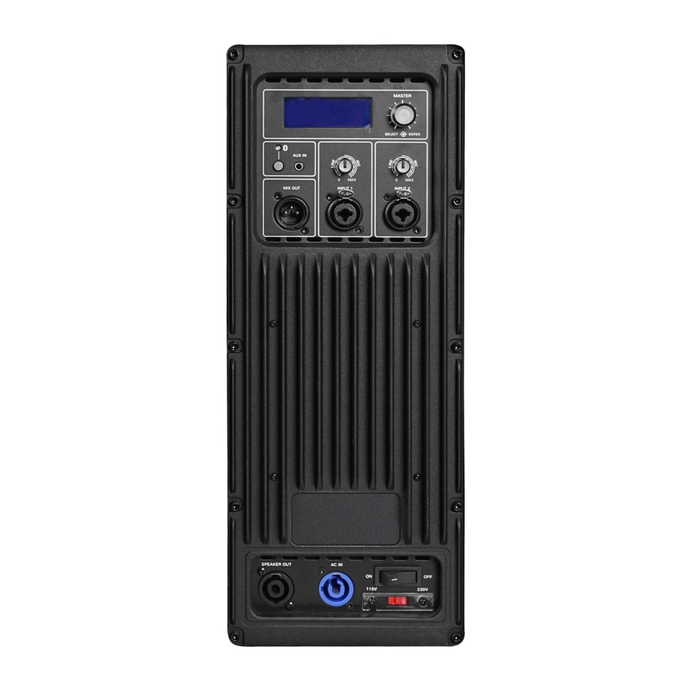 Sound Town Line Array Set, One 18" Sub, One Column Speaker Black (PS-18SP12B1.1)