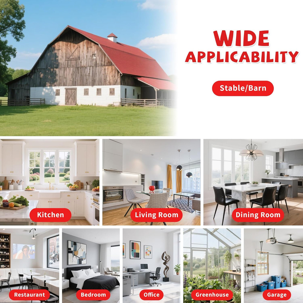 Window Fly Trap 24 Pack for Fruit Fly Mosquitos Gnat Indoor Bug Control