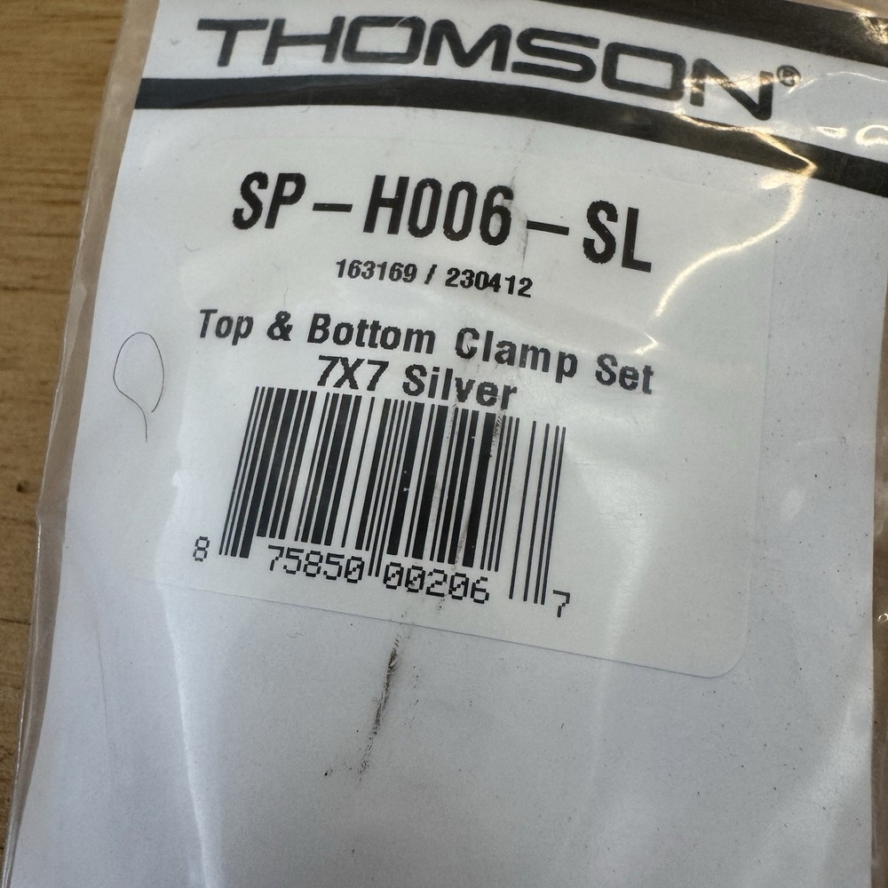 Thomson Seat Post Saddle Clamp Silver SP-H006 - SL New!