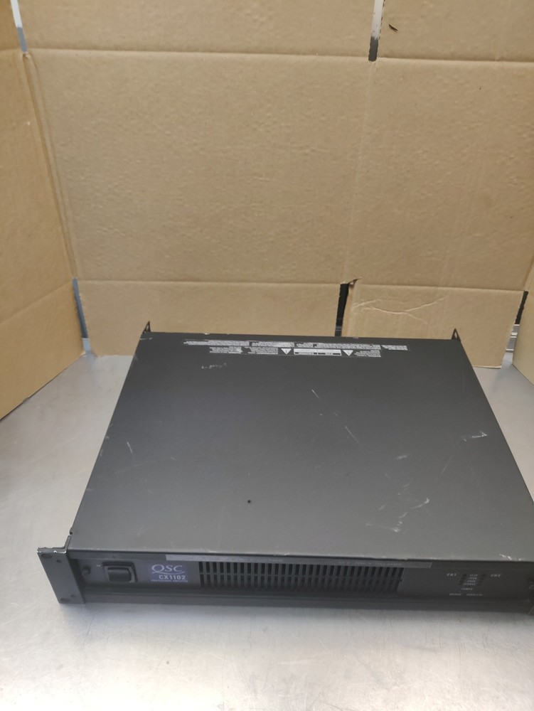 QSC CX1102 2-Channel Power Amplifier (Fully tested)