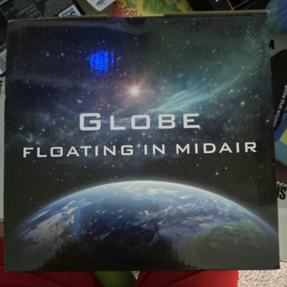 Magnetic Levitating Floating Globe C Shape Multicolor Tabletop Decorative